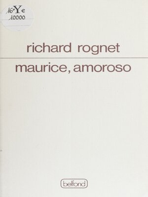 cover image of Maurice, amoroso